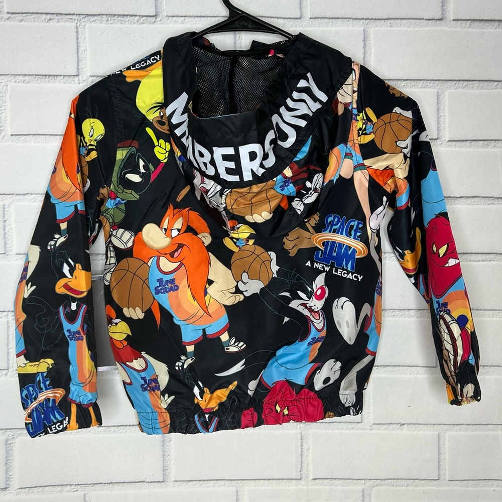 Members Only Kids Space Jam Mash Up Windbreaker size 6